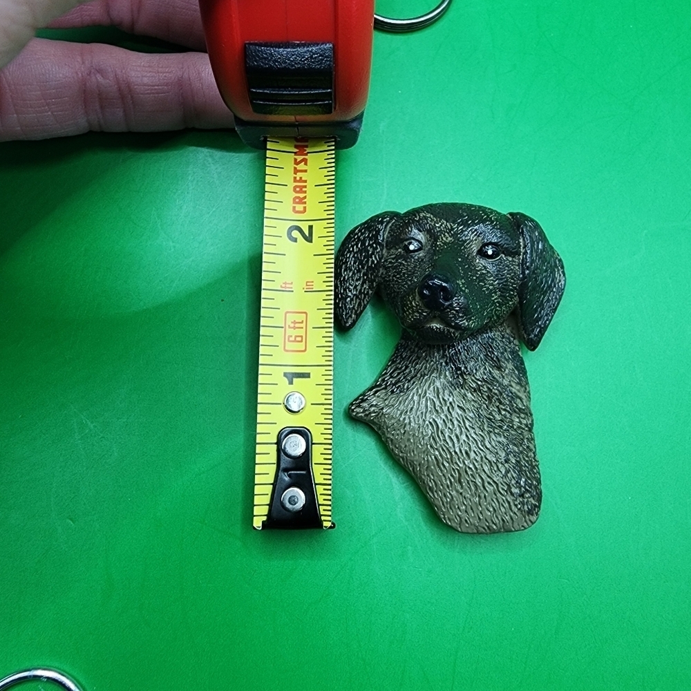 Chocolate Labrador Retriever Magnet Lab Dog 2 Inch Resin Rivers Edge Co - Picture 9 of 10